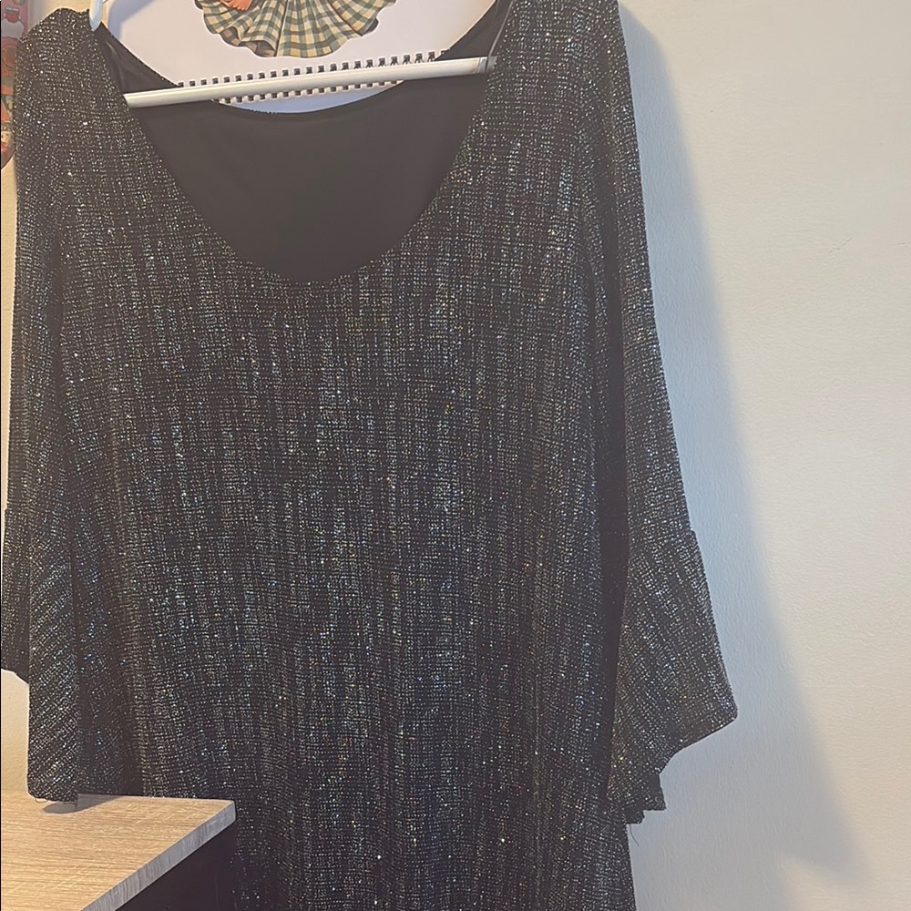 Sparkling Black and Silver Dress